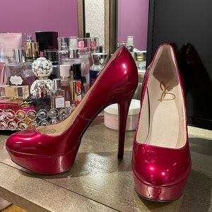 Red Patent Leather Pumps
